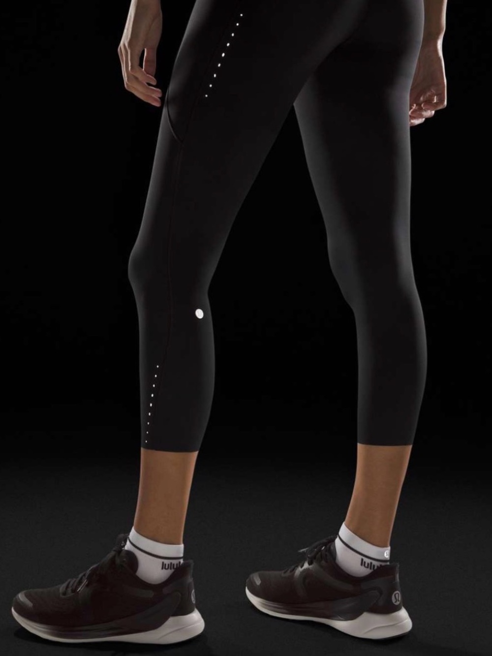 LULULEMON Fast and Free High Rise Capri Leggings with Side Pockets